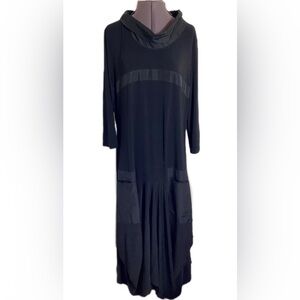 Joseph Ribkoff Lagenlook Black Dress Style 233110 Size 16